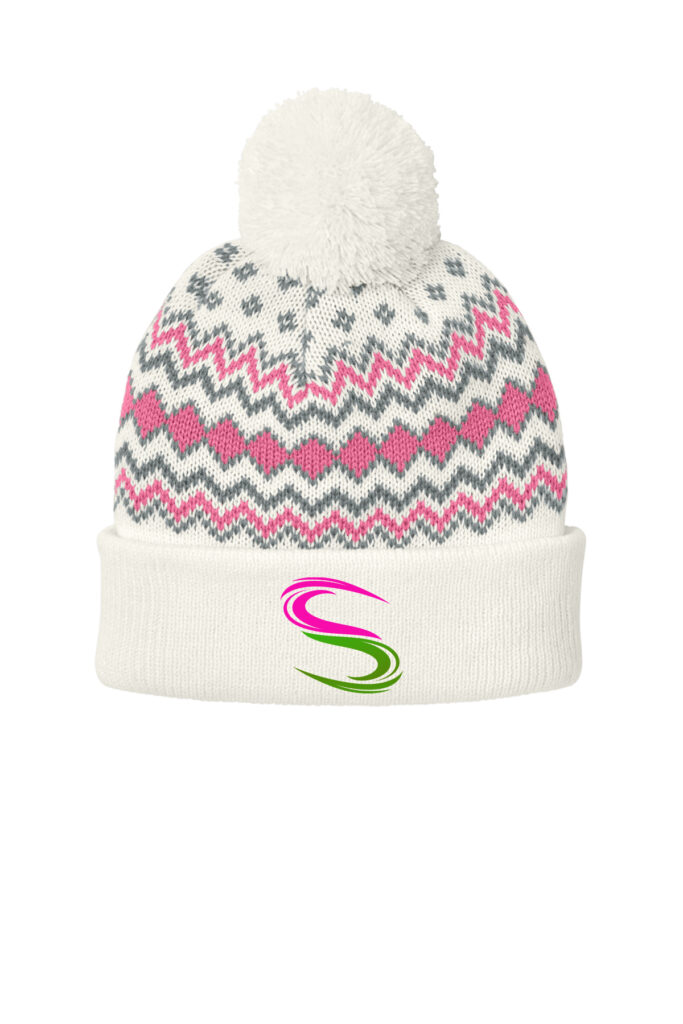 South Oldham Lady Sluggers Pom Beanie